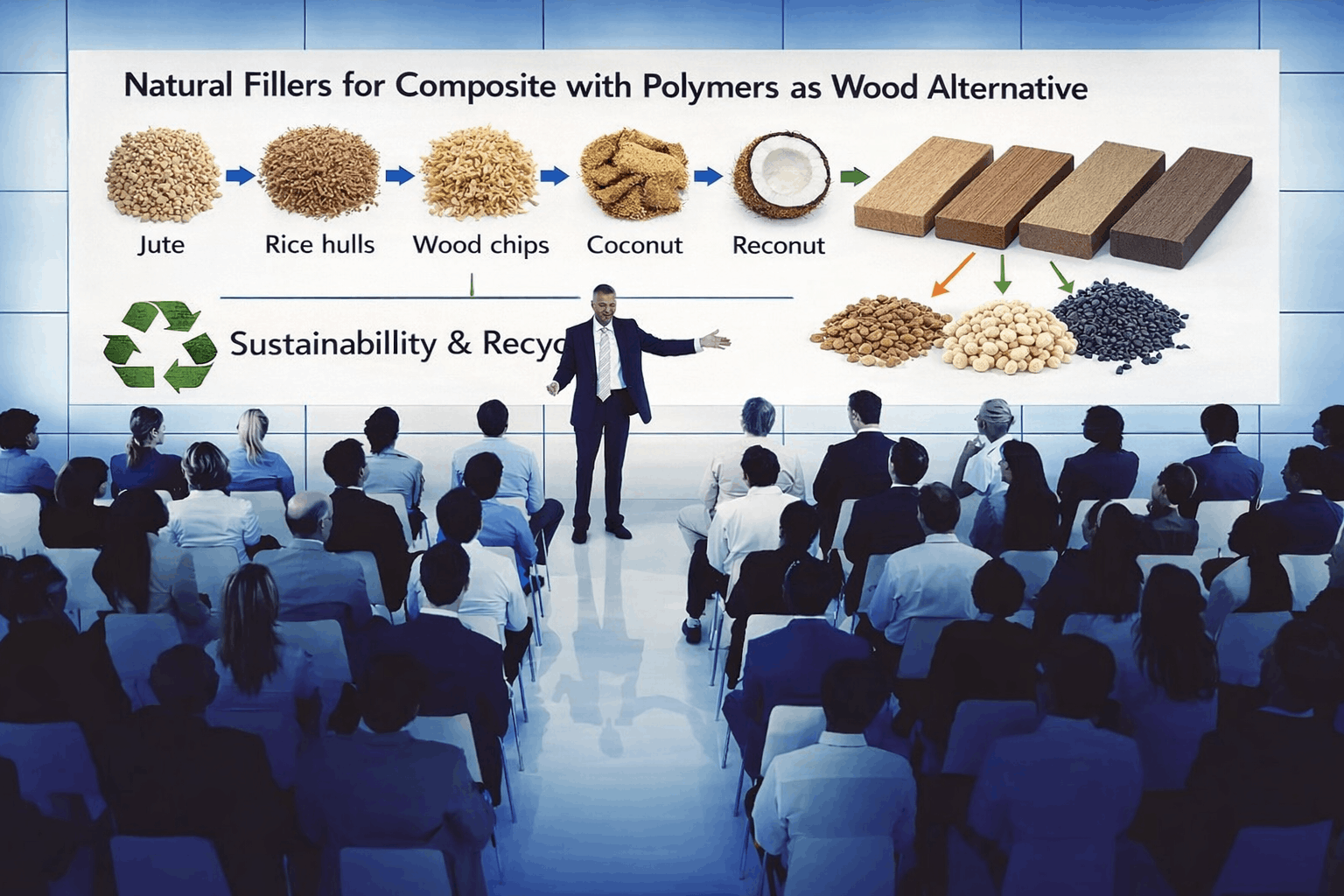 Conference hall exterior